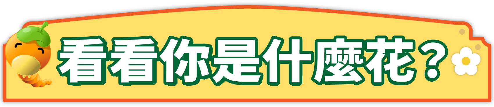 看看你是什麼花